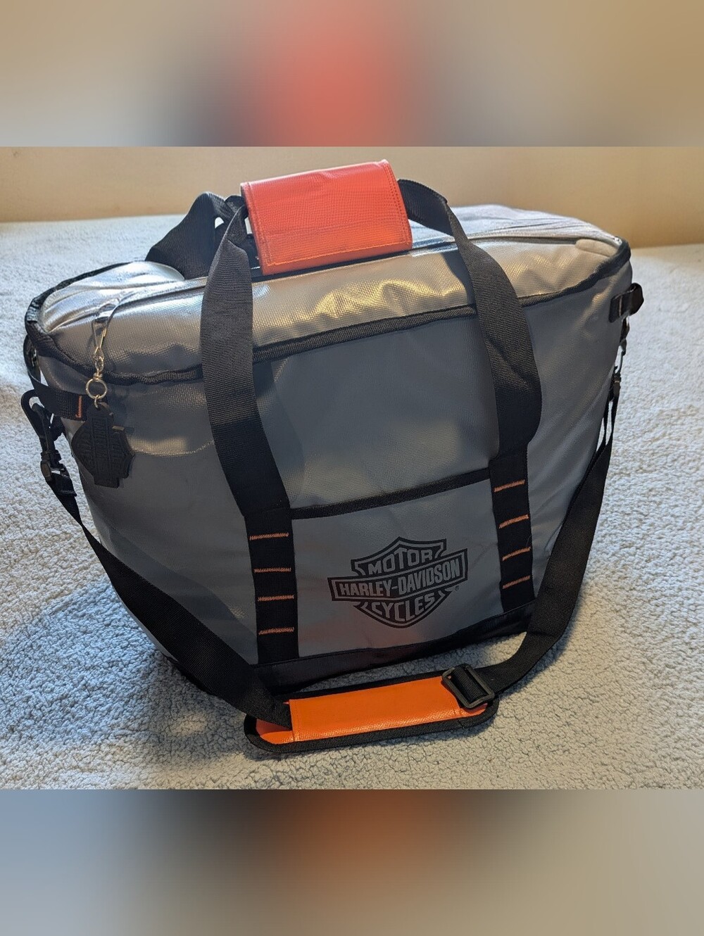 Harley Davidson Cycles Insulated Cooler Tote Bag Biker